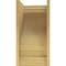 Ekena Millwork 12"W x 12"D x 24"H Wide Scroll Rough Cedar Woodgrain TimberThane Corbel, Primed Tan CORUR12X12X24SCRRCPR - alternate 2